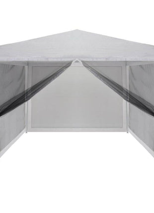 Partytent met 4 mesh zijwanden 3x3 m