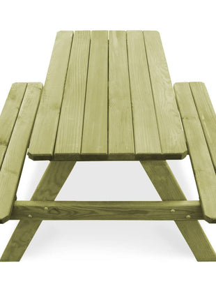 Picknicktafel Met Banken 90X90X58 Cm Geïmpregneerd Grenenhout