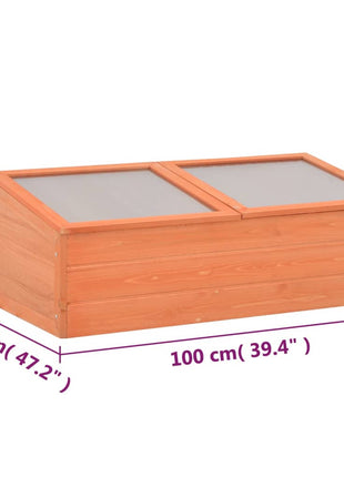 Tuinkas 100x50x34 cm hout
