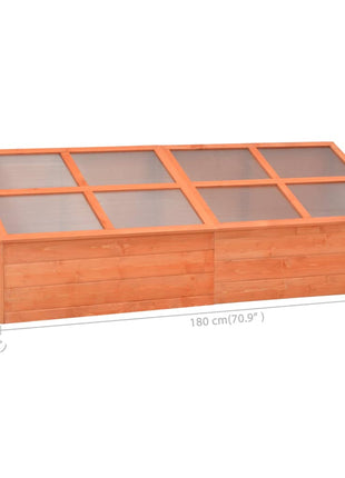 Tuinkas 180x57x62 cm hout
