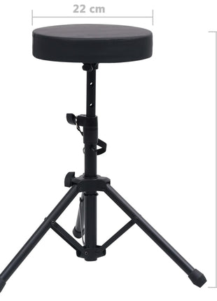 Drumkruk verstelbaar rond zwart