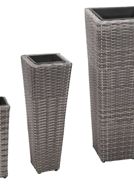 Plantenbakken Verhoogd Poly Rattan