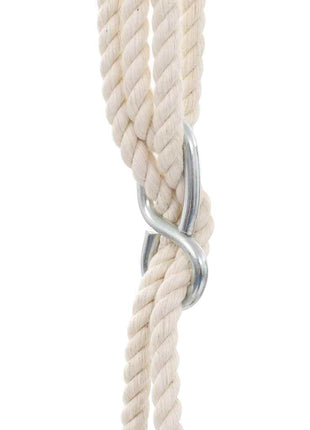 Babyschommel met veiligheidsgordel katoen hout blauw