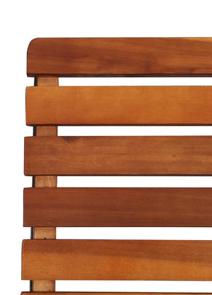 2 st Tuinstoelen verstelbaar massief acaciahout