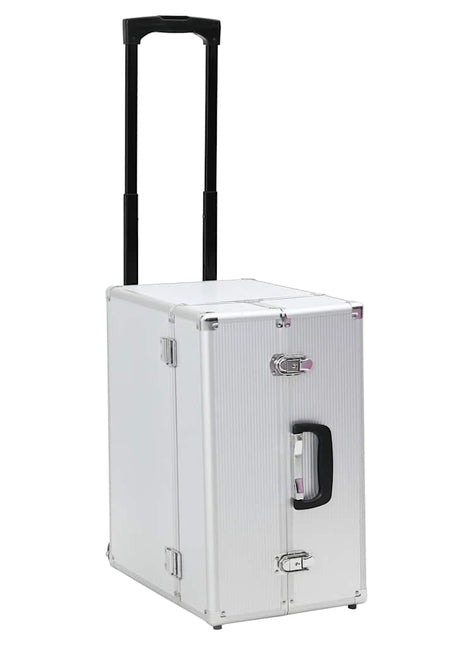 Pilotentrolley 47x39x27 cm aluminium zilverkleurig