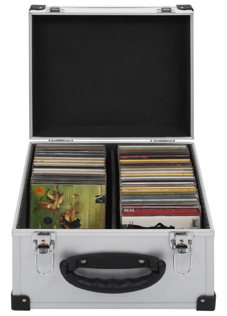 Cd-Koffer Voor 40 Cd's Aluminium Abs Kleurig