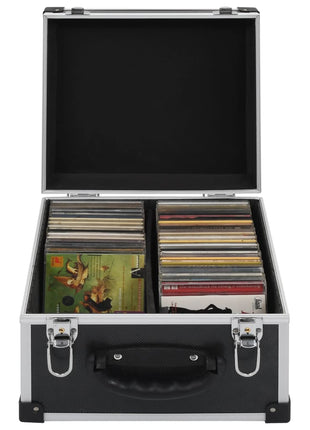 Cd-Koffer Voor 40 Cd's Aluminium Abs Kleurig