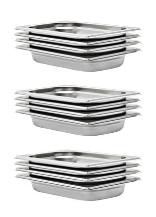 Gastronormbakken 8 St Gn 1/4 100 Mm Roestvrij Staal