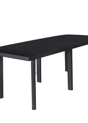 Tuintafel 216X90X72 Cm Kunststof Antraciet