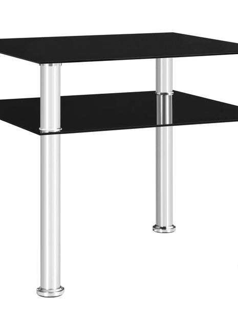 Bijzettafel 45X50X45 Cm Gehard Glas Transparant
