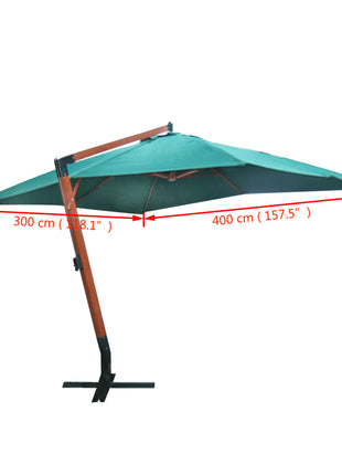 Zweefparasol Melia 300X400 Cm