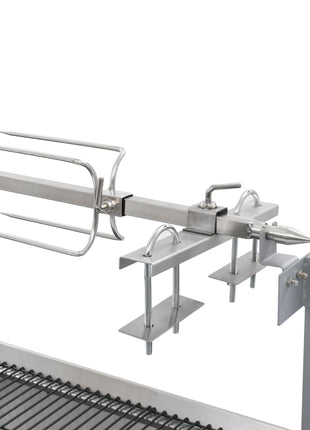 Draaispit barbecue met elektrische motor