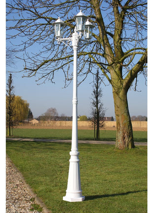 Tuinlantaarn Met 3 Armen 215 Cm Aluminium /Zwart