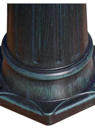 Tuinlantaarn Met 3 Armen 215 Cm Aluminium /Zwart