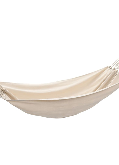 Hangmat 260x150 cm crèmekleurig