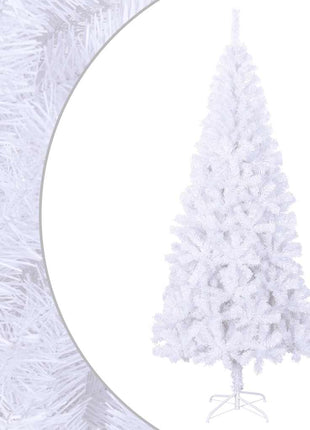 Kunstkerstboom Met Stalen Standaard 910 Takken 210 Cm Wit