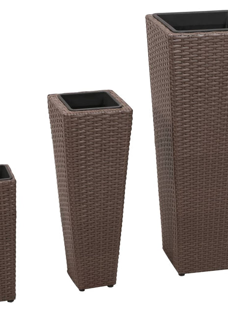 Plantenbakken Verhoogd Poly Rattan