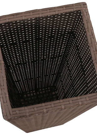 Plantenbakken Verhoogd Poly Rattan
