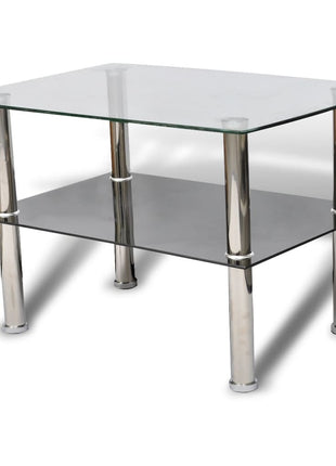 Salontafel Met 2 Lagen Glas