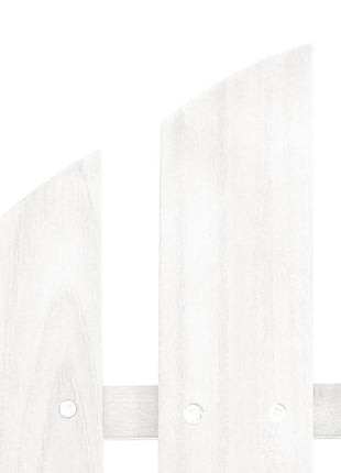 Tuinstoel met hocker hout wit