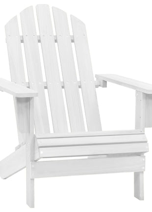 Tuinstoel hout wit