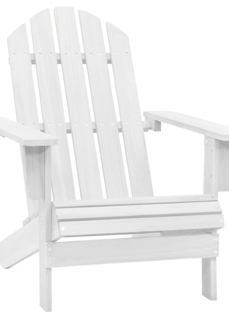 Tuinstoel hout wit