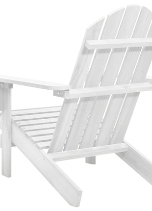 Tuinstoel hout wit