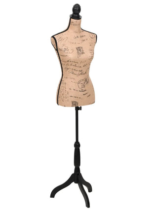 Etalagepop Torso Vrouw Katoen Met Rozenprint