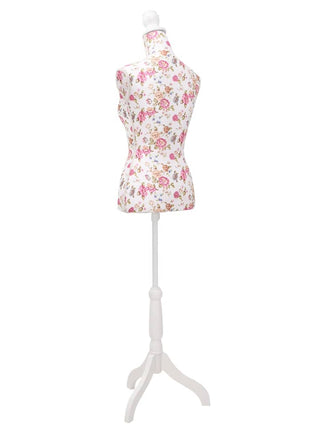 Etalagepop Torso Vrouw Katoen Met Rozenprint