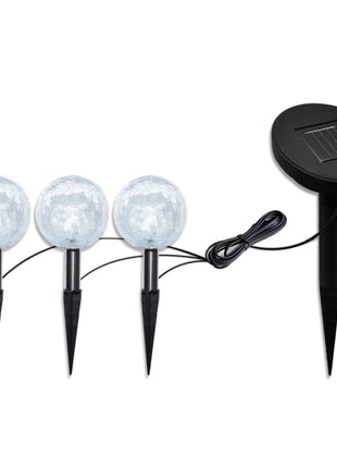 Solarbollampen Led Met Grondankers En Zonnepaneel