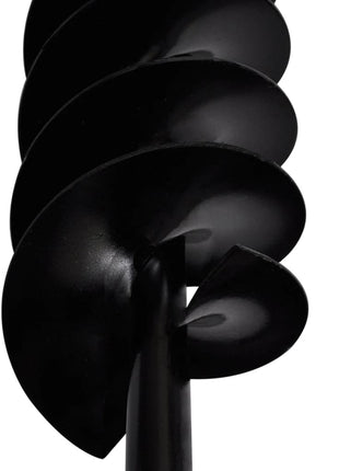 Grondboor met handvat en schroefkop (dubbele schroef) 80 mm (zwart)