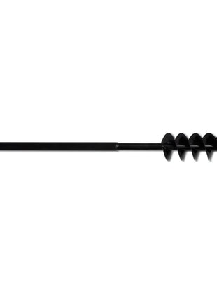 Grondboor met handvat en schroefkop (dubbele schroef) 100 mm (zwart)