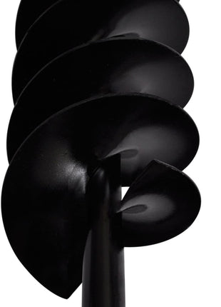 Grondboor met handvat en schroefkop (dubbele schroef) 120 mm (zwart)