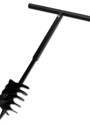 Grondboor met handvat en schroefkop 180 mm (zwart)