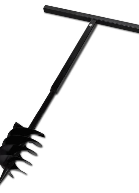 Grondboor met handvat en schroefkop 180 mm (zwart)