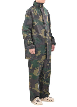 Regenpak 2-delig met capuchon (heren / camouflage / maat XXL)