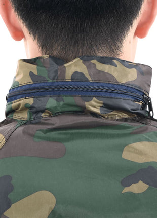 Regenpak 2-delig met capuchon (heren / camouflage / maat XXL)