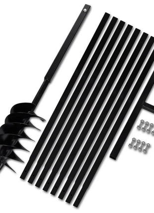 Grondboor 80Mm Met 9M Verlengstuk Staal