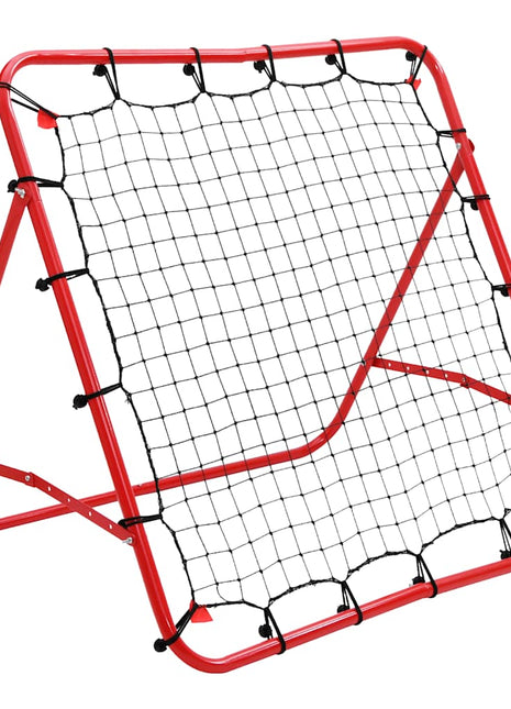Voetbal kickback rebounder verstelbaar 100x100 cm