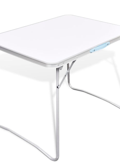 Campingtafel inklapbaar met metalen frame 80 x 60 cm