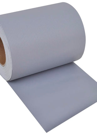 Tuinscherm 70x0,19 m PVC lichtgrijs