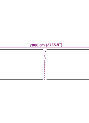Tuinscherm 70x0,19 m PVC lichtgrijs