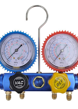 Manometer 4-Richtingen Set In Opbergkoffer