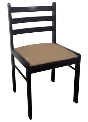 Eetkamerstoelen Massief Rubberwood En Fluweel