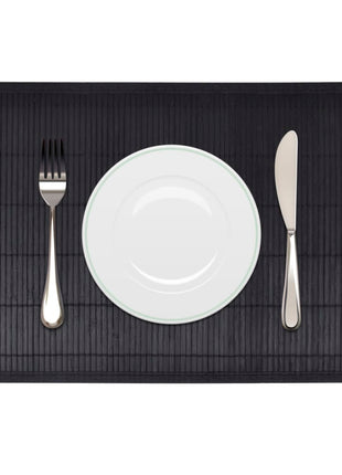 6 Placemats Bamboe 30 X 45 Cm Natuurlijk