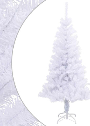 Kunstkerstboom Met Stalen Standaard 910 Takken 210 Cm Wit
