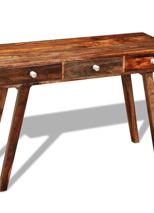 Wandtafel Met 3 Lades 76 Cm Massief Acaciahout
