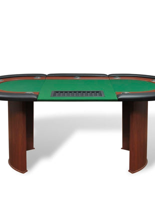 Pokertafel Voor 10 Personen Met Dealervak En Fichebak