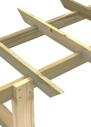 Rozenboog 150X60X204 Cm Geïmpregneerd Hout