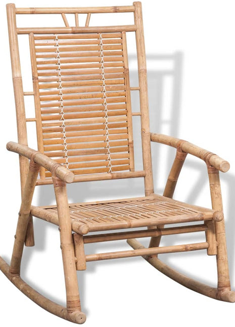 Schommelstoel bamboe